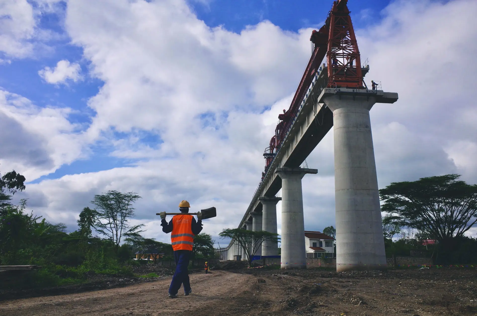 Build — standing proof stage of the Kenya Builders material journey